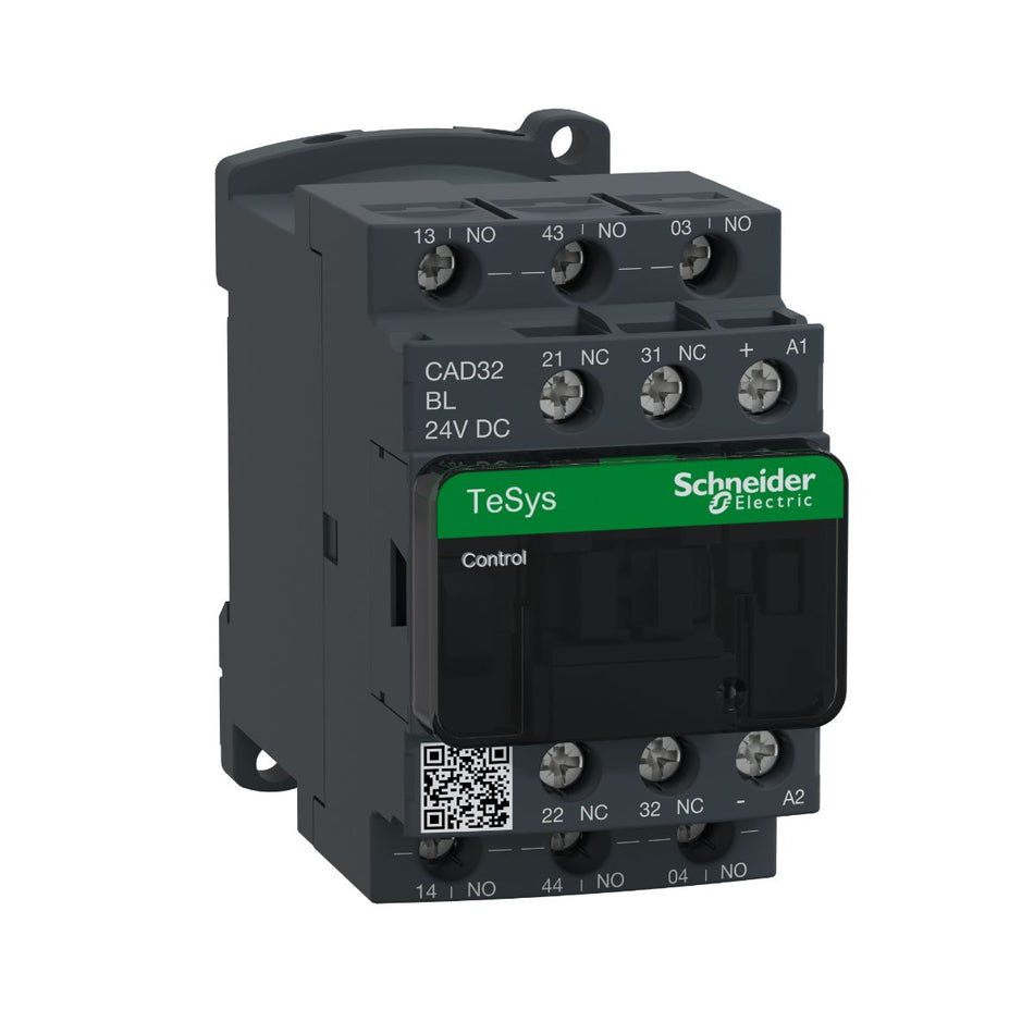 Schneider Contactor 10A 690V DC 2NO+2NC TeSys CAD32BL