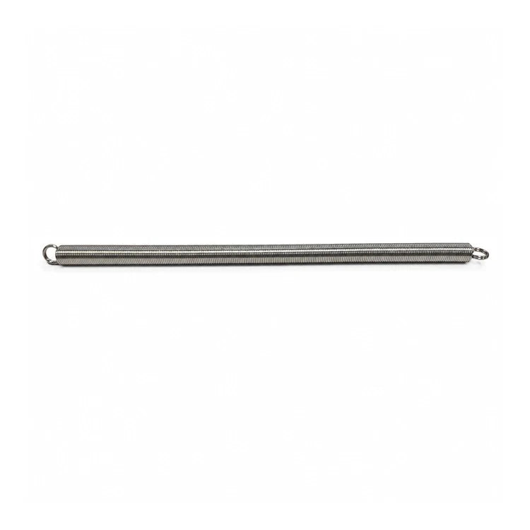 Fermator closing spring RSR 0000.R0000 0374, horizontal side view with looped ends
