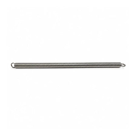 Fermator closing spring RSR 0000.R0000 0374, horizontal side view with looped ends
