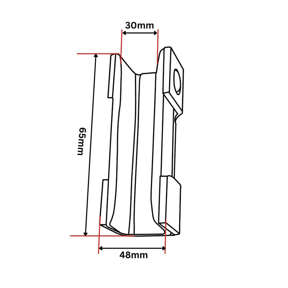 I7 BFK30 Styrskoinsats 65x48x29mm