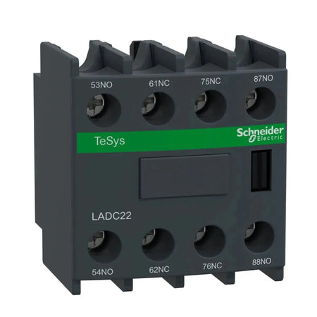 Schneider LADN40 Aux Kontakt Block 4NO screw 10VAC