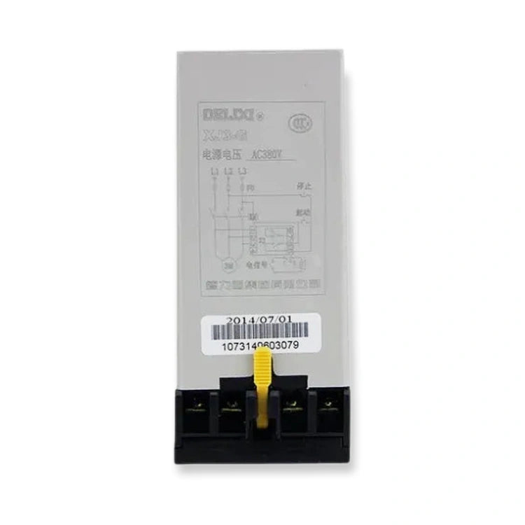 DELIXI XJ3-G AC380V Motor protection, on white background.