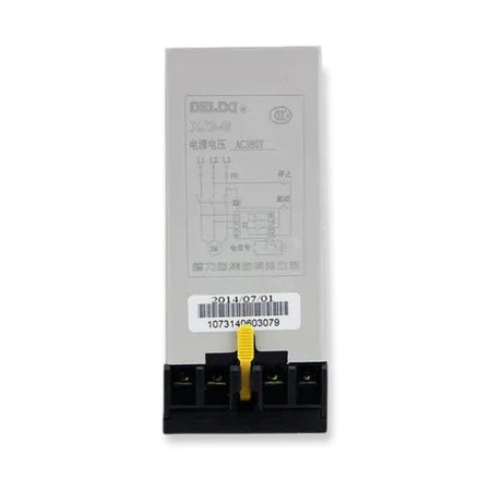 DELIXI XJ3-G AC380V Motor protection, on white background.