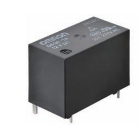 Omron-rele SPST 5V DC 36A piirilevylle asennettava G6QE-1A DC5