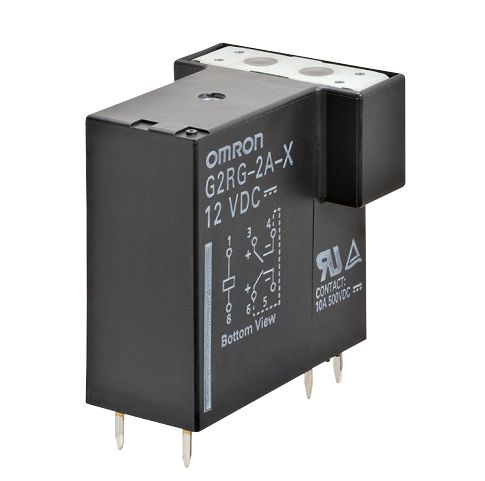 Omron-rele 24V DC DPST 10A piirilevylle asennettava G2RG-2A-X DC24