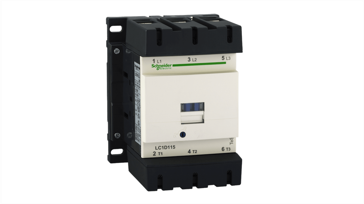 Schneider Contactor 115A 3-Pole TeSys D LC1D1156B7