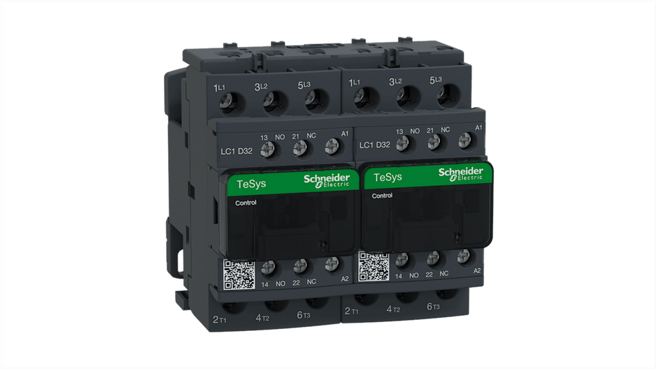 Schneider Contactor 32A 3-Pole Reversing LC2D32Q7