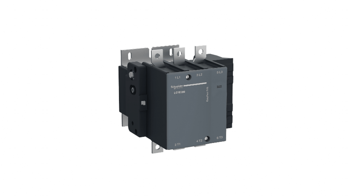 Schneider Contactor 3 Pole 25A 220V AC 400V EasyPact LC1E250M5