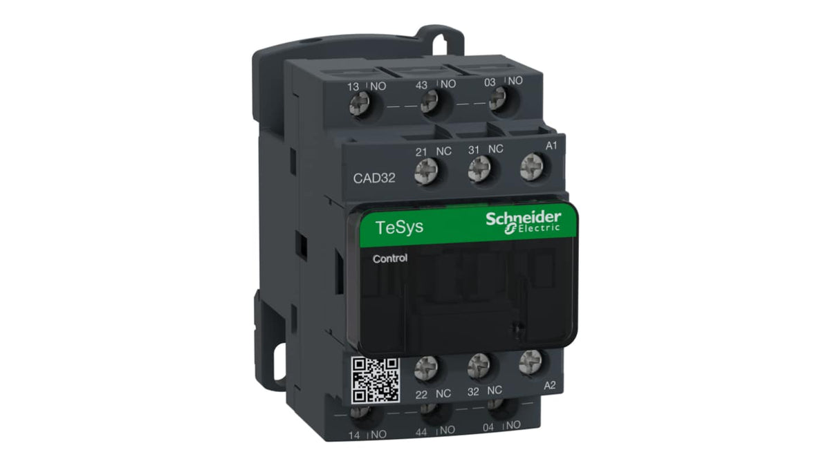 Schneider Contactor 240V AC Coil 10A 5-Pole TeSys CAD32U7