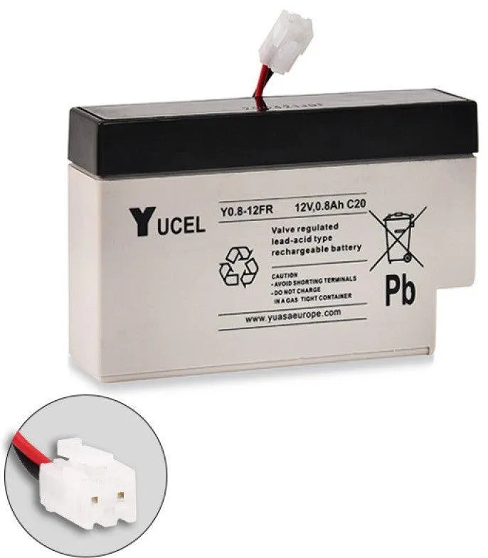 YUCEL AGM-batteri 12V, 0,8Ah