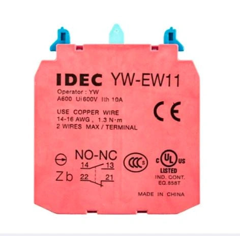 IDEC YW-EW11 Kontaktblock NC-NO